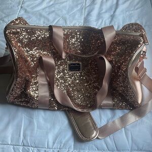 pink loungefly Disney duffle